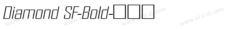 Diamond SF-Bold字体转换